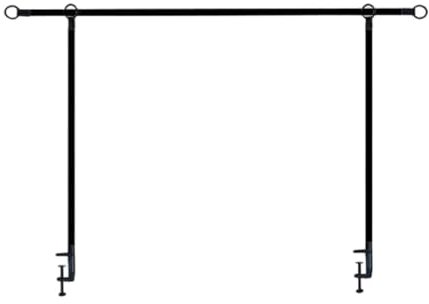 Soporte para barra de mesa, marco de de metal multiusos, flor de globo, varillas de mesa a prueba de óxido para bodas, fiestas de cumpleaños, eventos, decoración interior y exterior, 110.2 x