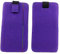 5,2 Zoll Filztasche Handytasche Handyhülle Tasche Hülle Schutzülle aus Filz für Smartphones wie Sony, LG, Samsung, HTC, Huawei, Xiaomi, Asus, Universell, handgemacht Gerät max. 14,7x7,3x0,9cm (Lila)