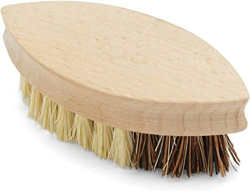 Fox Run 74907, Beechwood, Natural Vegetable Brush, Tampico Fiber Bristles, 4.5