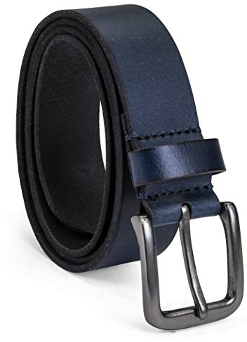 Timberland Herren 35mm Classic Buckle Jean Leather Belts Gürtel, Marineblau, 36
