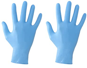 Palucart® Guanti nitrile senza polvere large 1000 guanti in nitrile monouso da lavoro no lattice latex free AQL 1,5 (L)