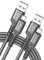 JSAUX Micro USB Cable Android Charger, (2-Pack 2M) Micro USB Android Charger Cable Nylon Braided Cord Compatible with Samsung Galaxy S7 S6 J7 Note 5, Kindle, PS4 and More (Grey)
