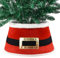 DUESSE Copri Piede Base per Albero di Natale Tappetino Rosso Pelliccia da Decorazioni