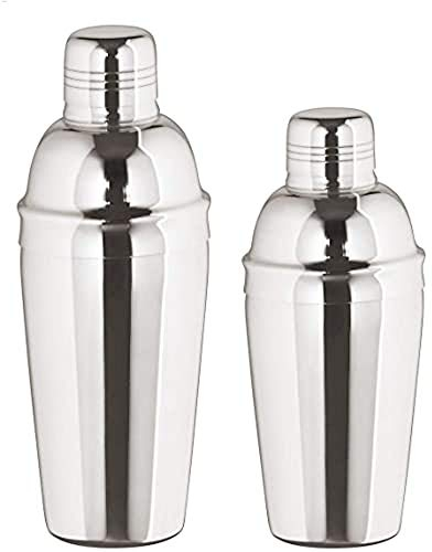 Cocktail Shaker 3 pièces – Acier inoxydable avec passoire – 750 ml – Haute brillance