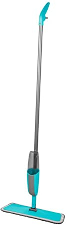 SCOPA MOP CON SPRAY SERBATOIO 300 ML PER PAVIMENTI CASA UFFICIO CON MANICO 120X36X9,5 CM E PANNO IN MICROFIBRA