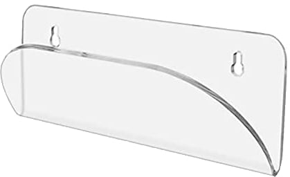 Acryl Skateboard Ausstellungsständer, Skateboard Wandregal, Transparenter Skateboard Wandhalter mit Schrauben