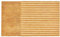 Moderne Fußmatte Haustür - Kokosmatte 45x75cm Streifen Natur - rutschfeste Schmutzfangmatte robust - Fussmatte innen - Türmatte Außenbereich überdacht