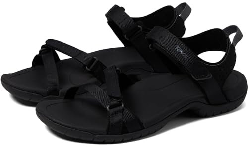 Teva Verra, Sandali Donna, Nero, 40 EU