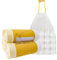 QIYIG Bin Liners 10L 12L 15L Bin Bags Drawstring Trash Bags Large Strong Garbage Bags 10-12-15L(75Count)