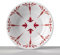 Piatto Tessa Fondo 27 cm (rosso)
