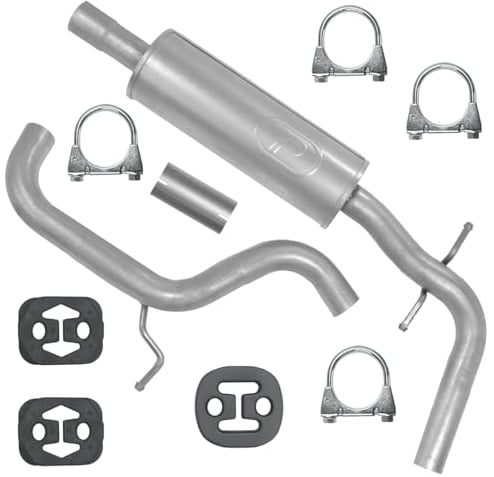 Polmo Auspuff Mitteltopf für Skoda Octavia 2 II 2004-2013 1.9 TDI