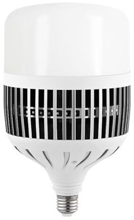 200W E27/E40 LED Bulb Light, 6000K Bay Light, 25000 Lumen Super Bright for Indoor Outdoor Business, Industry & Science Garage Porch Garden Warehouse Workshop Street Backyard (E40-3000K,80W)
