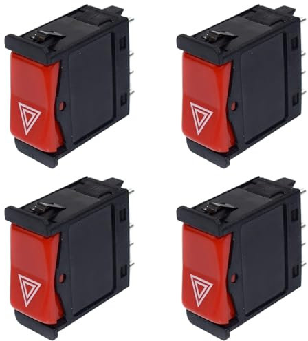 Ronlok 4 interruptores intermitentes de advertencia de emergencia y peligro 1248200110 para - W124 W201 W202 500E 300CE 400E 190E 300D E320