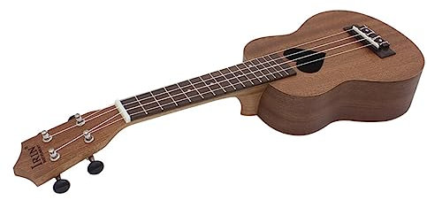 ifundom Ukelele con Forma de Corazón de 21 Pulgadas Y Orificio de Sonido para Niños Y Niñas Principiantes Guitarra Hawaiana de Madera de 4 Cuerdas