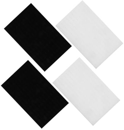 GALPADA 4pièces Tapis De Rangement Mousse Pour Bijoux Insert Éponge Pour Anneaux Boucles Oreilles Et Broches Support Pratique Pour Boîte à Bijoux