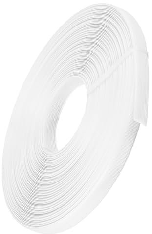 MAEXUS® Reifrock Brautkleid, 6mm*45m Polyester Stäbchen Zum Nähen, Hosen KüRzen Ohne NäHen, Fishbone für Hochzeitskleider, Nähen Zubehör Stützstreifen, Wonder Tape Zum NäHen - Weiß