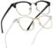 2 Pack Blue Light Blocking Glasses, Anti Blue Light Gaming Glasses, Retro Fashion Frame Non-Prescription Lens, Anti Fatigue Headache Computer Screen Glasses for Women and Men,Unisex Round Glasses