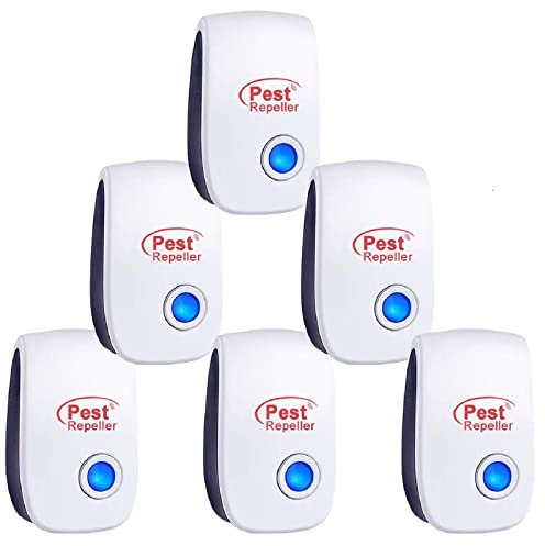 Ultrasonic Pest Repeller, 4 Pack Electronic Mouse Repellent Plug-in Insect Repeller, Rat Repeller Indoor Pest Control Against Mice,Rats,Mosquito,Cockroach,Spiders,Flies,Rodent
