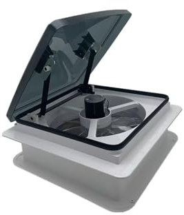 lüftungsgitter für wohnmobile Regensensor Caravan 12V RV Dachentlüftungsventilator Duschluke Kunststoff Toilette Badezimmer Deckenabluftventilator maxxfan