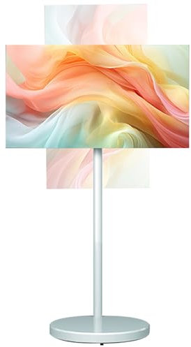 Portable Battery Operated TV, 27 Inch Rotatable Screen, 13MP Camera, 8GB RAM, 128GB Storage, Ideal for Living Room, Kitchen, Bedroom, Balcony, Garden