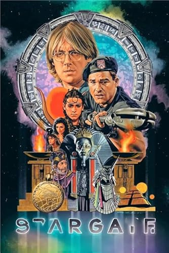ZYHDK 1500 Stück Puzzle ，Difficult Puzzle ，Gifts ，Bilder ，Classic Film Stargates Art Poster ，Spiele Zur Stressreduzierung Für Die Ganze Familie ，Adults Challenge Toys, Wx107Zk