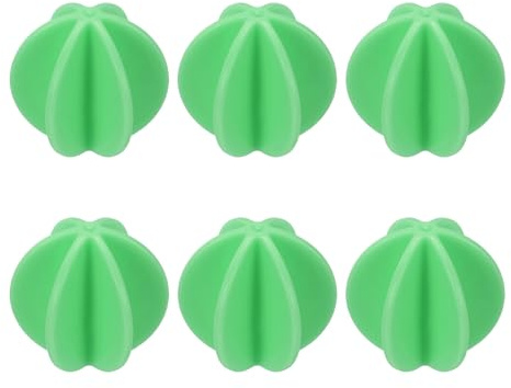 sourcing map 6 Pcs Shaker Ball, 1.5 Protein Shaker Ball Plastic Stirring Mixer Whisk Shaker Replacement for Shake Drinking Bottle Cup Protein Bottle Sports Drink, Green
