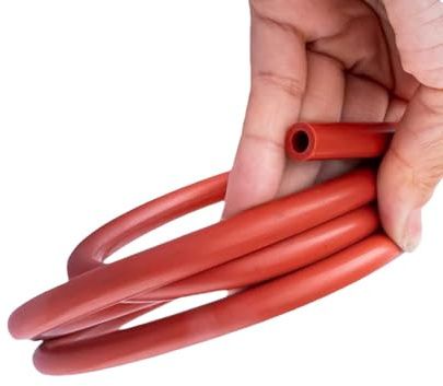 Tuyau d'air en caoutchouc silicone, tuyau d'eau for transfert par pompe, rouge, diamètre intérieur 20-38 mm x diamètre extérieur 26-44 mm, 1 mètre (3,28 pieds), 1 pièce(20mm*26mm)