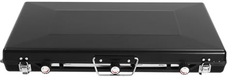 Rechaud camping gaz 3 Feux 4,5 kW, Gaziniere avec Allumage Piézo, Réchaud gaz camping Pliable, Barbecue a gaz, Plaque de cuisson gaz, Bruleur gaz pour Pique-nique Randonnée Caravane