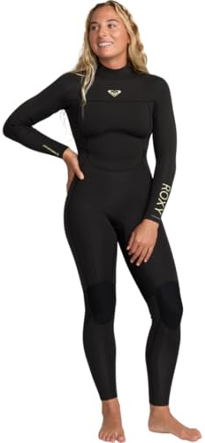 Roxy 2026 Prologue+ 4/3mm Rückenreißverschluss schwarz