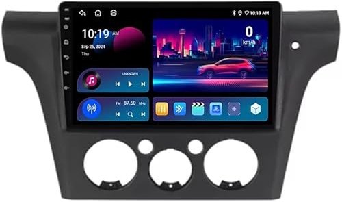 Android 15 Car Stereo Head Unit for Mitsubishi Outlander 2002-2008 RHD, 9 Inch Touch Screen GPS Navigation System with Bluetooth, Supports Reversing Camera Backup Mirror, 8 Core 4g+wifi 2g+32g, normal