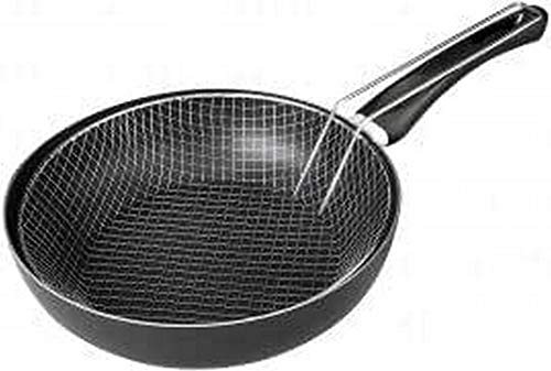 IBILI - Sarten freidora con cestillo new induplus, 26 cms, Aluminio, Antiadherente, Apto para induccion