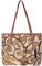 Signare COLL-ART-GK-TREE - Borsa a tracolla di lusso con motivo albero della vita Gustav Klimt, in tela di cotone ecologica, per amanti dell'arte