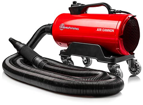 Adam's Air Cannon Autotrockner – leistungsstarker Autowaschtrockner | gefilterte Auto-Lufttrockner, Gebläse und Klingen | sicherer als Mikrofaser-Handtuch