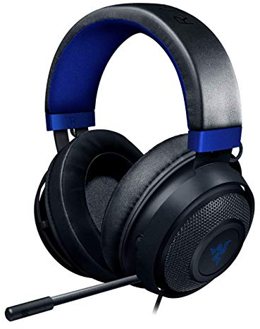 Razer Kraken - Corded Gaming-Headset Lightweight Aluminum Frame (Retractable Noise Isolating Microphone, for PC, PS4, PS5, Switch, Xbox X|S, Mobile, 3,5 mm Headphone Jack) Black