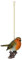 Vivid Arts - Hanging Robin on Branch Home or Garden Decoration (HGF-014)