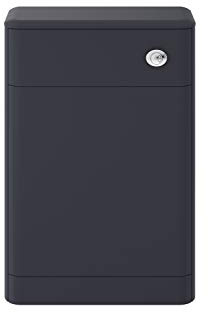Hudson Reed CUR341 Solar ǀ Modern Bathroom Floor Standing WC Unit (Excludes WC Pan and Cistern), 800mm x 550mm x 200mm, Indigo Blue