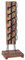 vidaXL Teak Massiv Weinständer für 6 Flaschen Vintage Retro Freistehend Weinregal Flaschenständer Flaschenregal Weinschrank 35x35x100cm