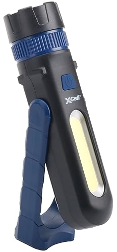 XCell Work Hochleistungs-LED 2in1, im 12er Theken-Display (L x B 142 x 40 mm, Durchmesser 40 mm, Gewicht 132 g, 80 Lumen, 3 h Leuchtdauer, Farbtemperatur 7000 Kelvin, inkl. 3 x AAA) 146585