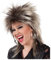 PAPSTAR NEU Perücke Damen 80er Punk meliert Kimberly, braun-blond - mit Haarnetz