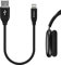 GEEKRIA - Cable de Carga para AirPods Max, Pro, 2 y Beats Solo Pro, Powerbeats, BeatsX - USB-A a Lightning Certificado Apple MFi (Negro 1FT)