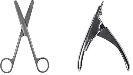 Wahl Pet Grooming Curved Scissors, Scissors Kit for Pets, Pet Grooming Tools & Guillotine Claw Clipper, Cat and Dog Nail Clippers, Pet Claw Cutter, Nails Clippers, Sharp Cutting Blades