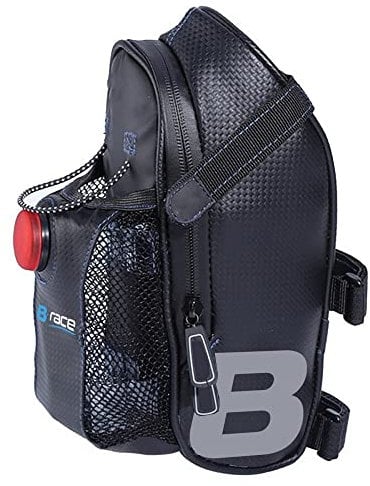B-RACE Unisex – Erwachsene UNTERSATTELTASCHE C/PORTABOR UND Lampe, BLAU