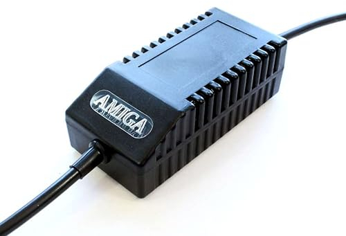 Amiga CD32 PSU Modern Schwarz EU - Ersatznetzteil für Amiga CD32, EU-Stecker