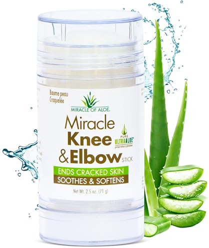 Miracle Knee & Elbow Stick, UltraAloe Gel For Dry, Cracked Skin, 2.5 Oz