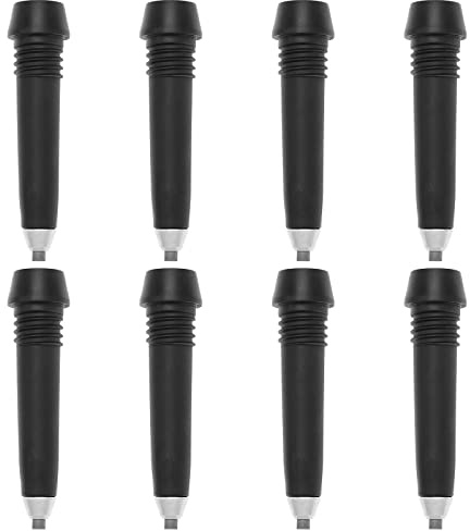 eMagTech 8 STÜCKE Wanderstock Spitzen Carbon Wolfram Stahl Tragbare Alpenstock Tipps Trekking Rod Tipps für Nordic Walking Pole Wandern Stock Trekking Stöcke Alpenstock