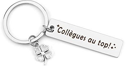 Cadeau Collègue,Porte Clef Collegue, Cadeau Collegue De Travail Femme Homme, Cadeau Collegue De Travail, Cadeau Bureau Collegue, Cadeau Départ Collègue,Cadeau Collègue Humour, Cadeau De Noel Collegue