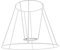 Milisten Lampshade Frame Lamp Shades Floor Lamp Cover Drum Lamp Cage Wire Vintage Lamp Shade Wire Frame Wire Lamp Guard Decor Bulb Lamp Shade Ring Fitter Blinds White Adapter Ring E27 Iron