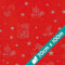 1 Rolle Weihnachts-Geschenkpapier Christmas Bells Rot 70cmx100m | Geschenkpapier für Weihnachten
