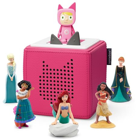 tonies Disney Ultimate Princess Bundle 1 Creative & 5 tonies – Encanto, Moana, La Reine des Neiges, La Reine des Neiges 2, Petite Sirène, Rose