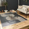 THE RUGS Urban Collection Outdoor Rug - Easy to Clean, Reversible, Waterproof Plastic Outdoor Rugs for Garden, Patio, Balcony, Camping - Contemporary Plastic Straw Rug - Waves Black/Beige, 120x160cm